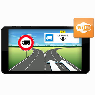 GPS Aguri PL7800 Wi-Fi avec caméra embarquée 12/24V