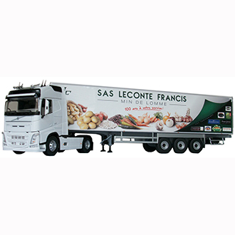 Volvo FH 4 tracteur + semi frigo SAS Leconte Francis au 1/43ème Eligor