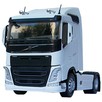 Volvo FH 4 toit bas blanc tracteur seul au 1/43ème Eligor