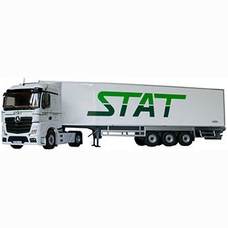 Mercedes Actros 2 tracteur + semi frigo Transports Stat au 1/43ème Eligor