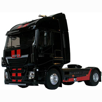 Iveco Stralis Hi-Way noir tracteur seul au 1/43ème Eligor