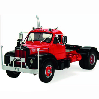 Mack B61 de 1953 rouge/noir tracteur seul au 1/43ème Ixo